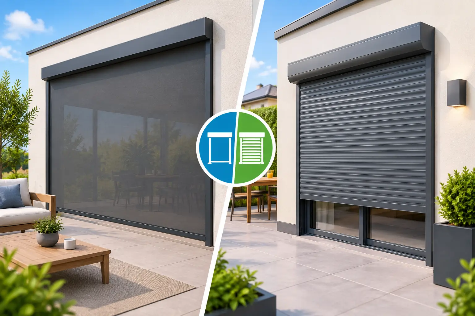 Zip screen versus rolluik: wat past bij u?