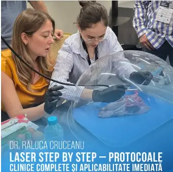 Dr. Raluca Cruceanu, speaker la StomaConnect 2026 – Laser Step by Step