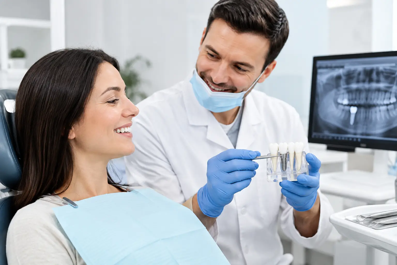 Caz clinic implant pentru un zâmbet funcțional