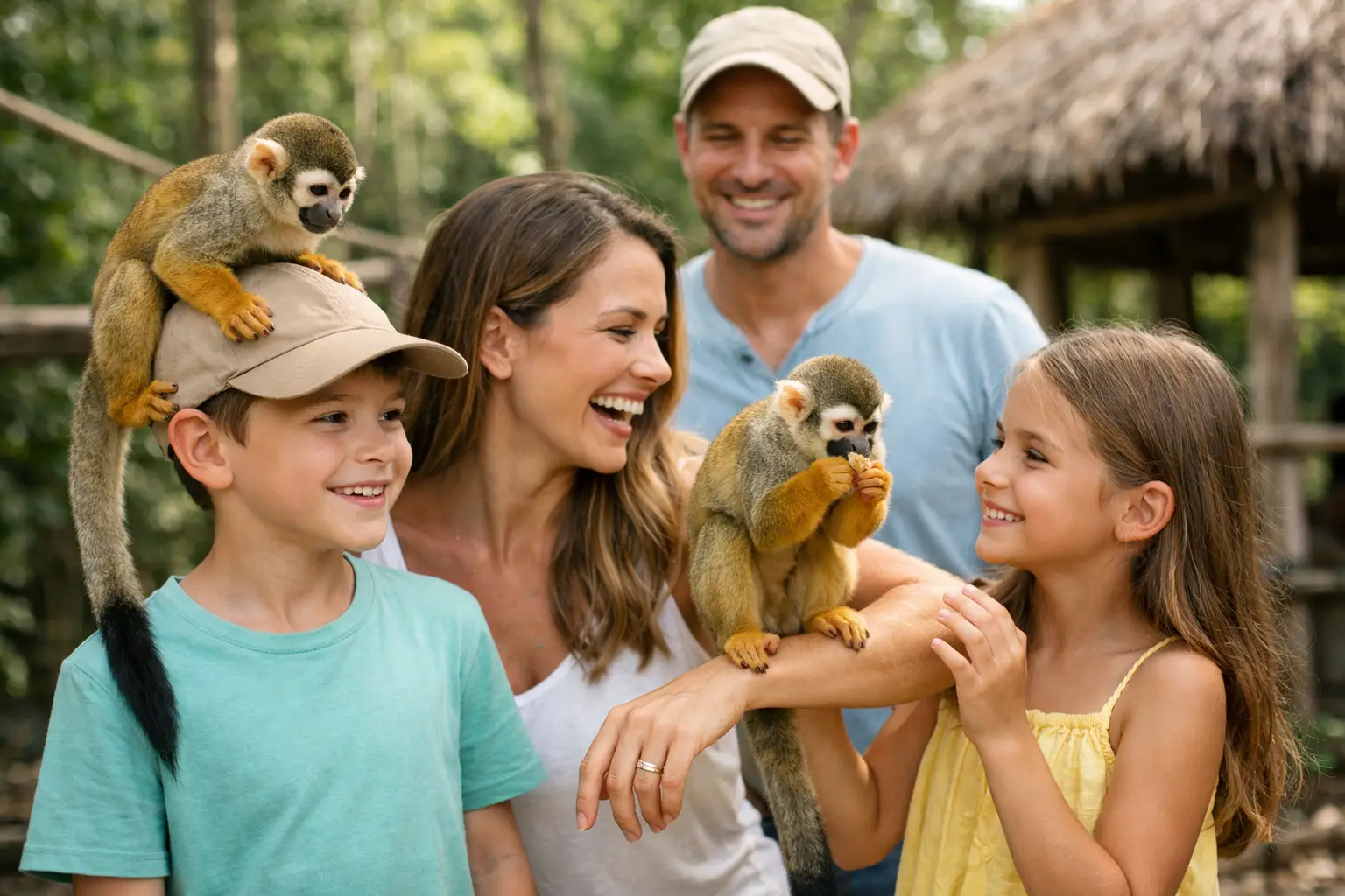 Monkeyland Punta Cana: excursión familiar con monos ardilla