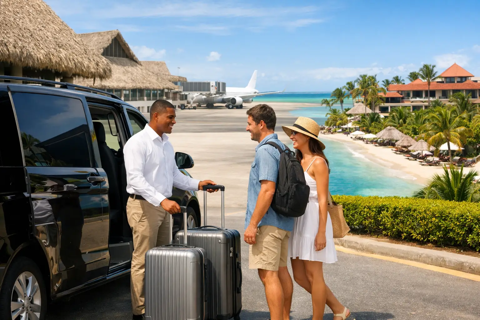 Traslado desde el aeropuerto de Punta Cana a hoteles