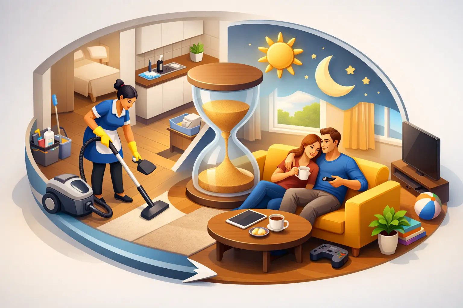 How a Maid Service Creates More Time at Home