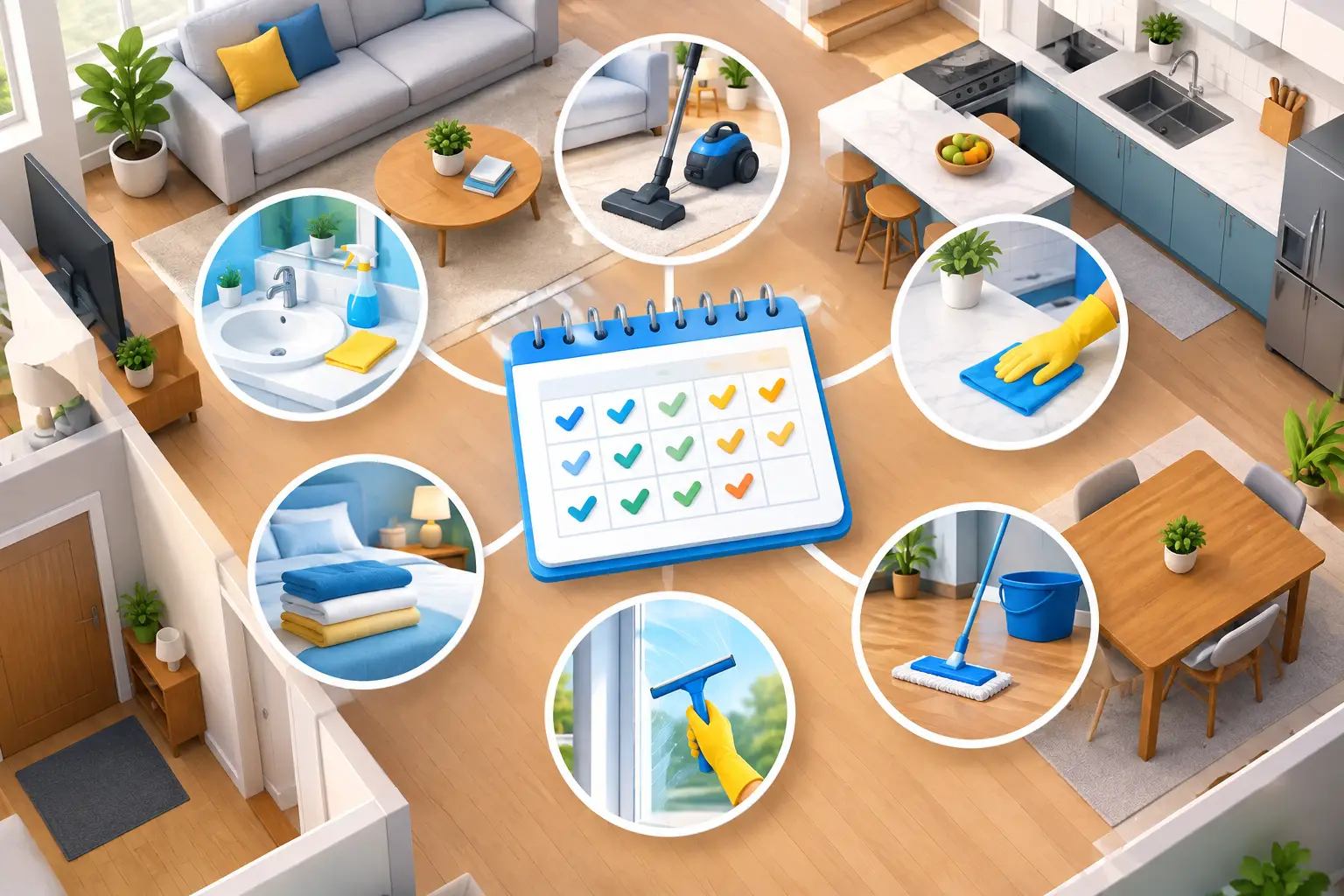 Recurring Cleaning Frequency Guide for Busy Homes