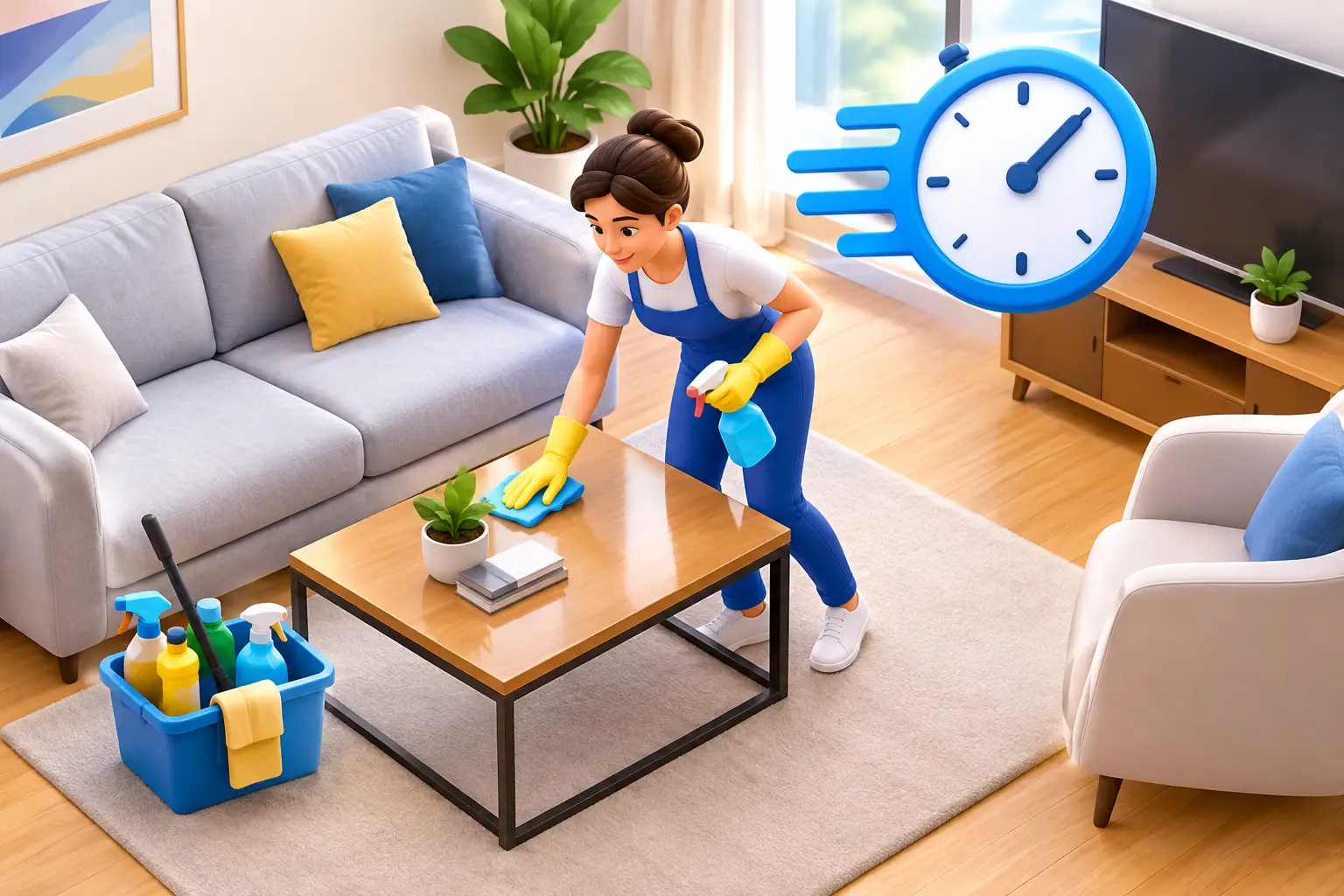 Same Day House Cleaning When Time Is Tight