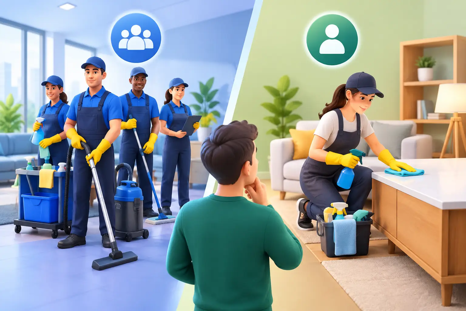 Cleaning Company Versus Freelancer: Which Fits?