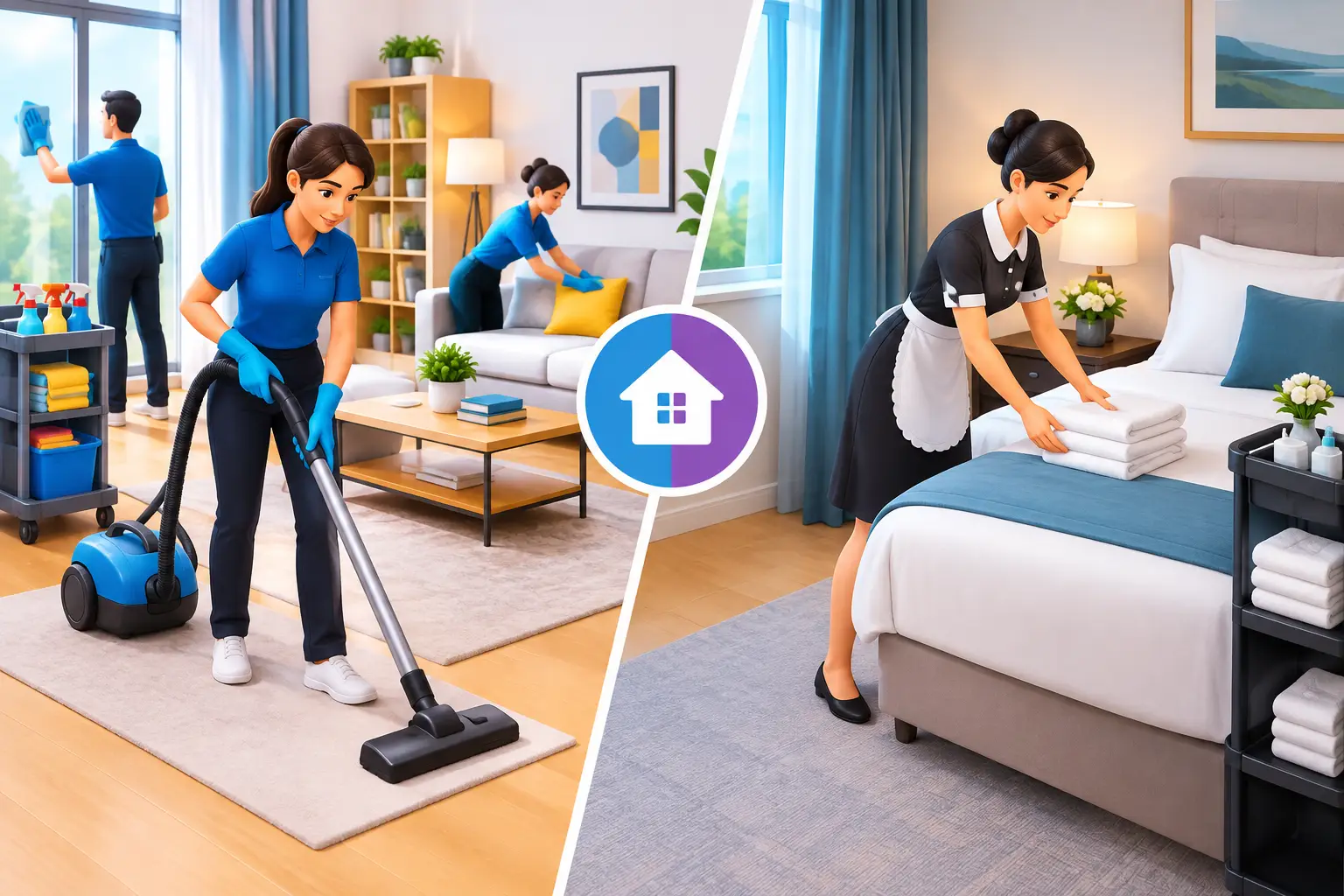 Housekeeping Versus Maid Service Explained