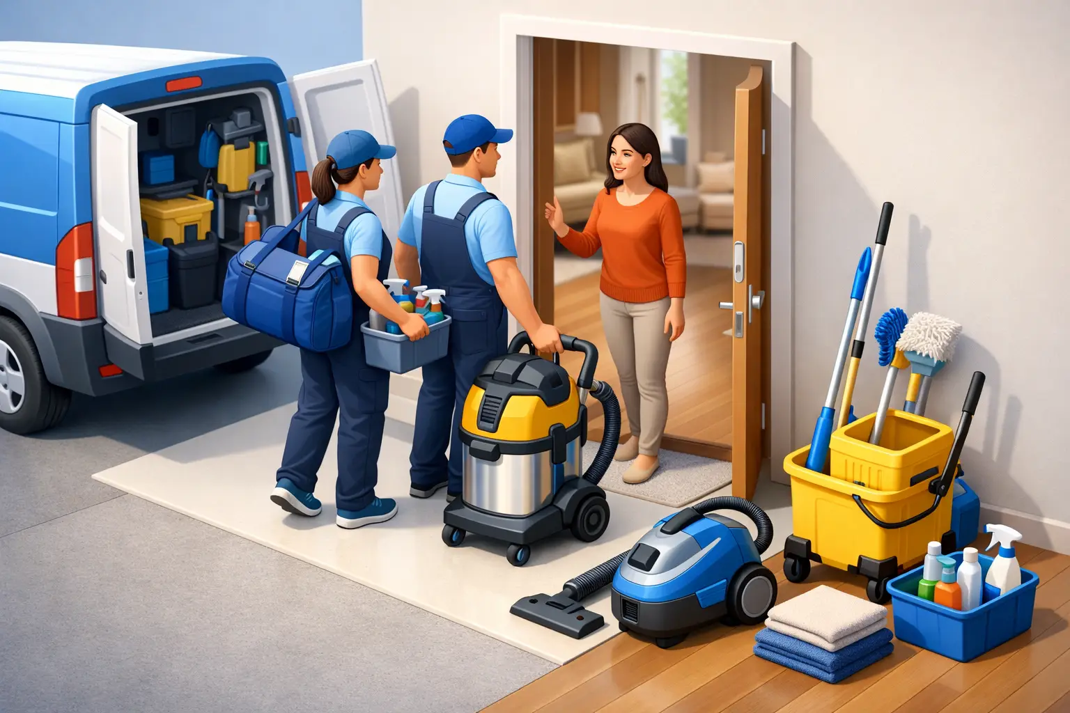 Do Cleaners Bring Equipment to Your Home?