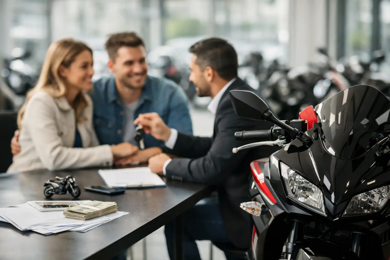 Motocicletas nuevas con financiamiento fácil