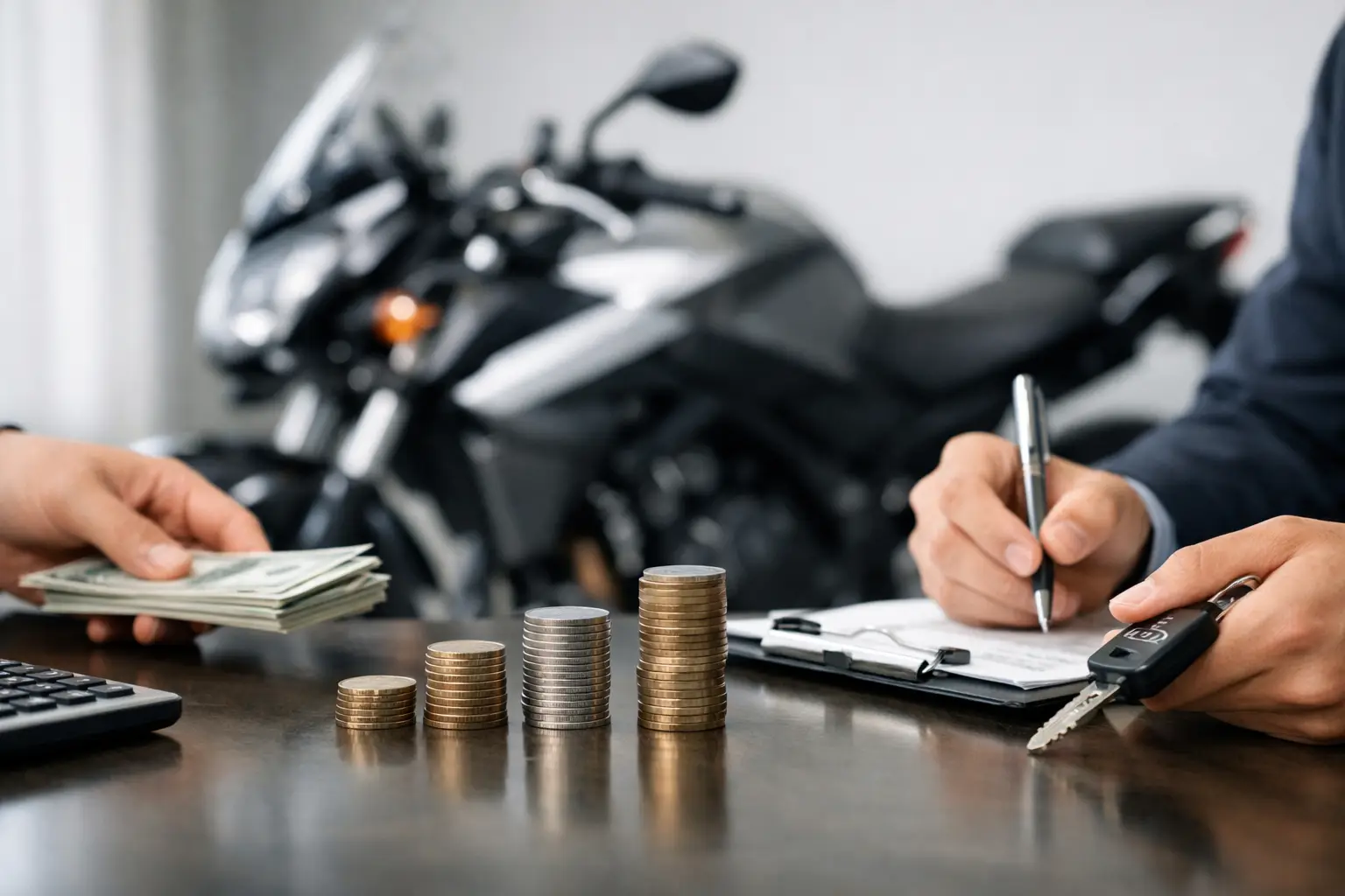 Inicial para moto financiada: cuánto dar