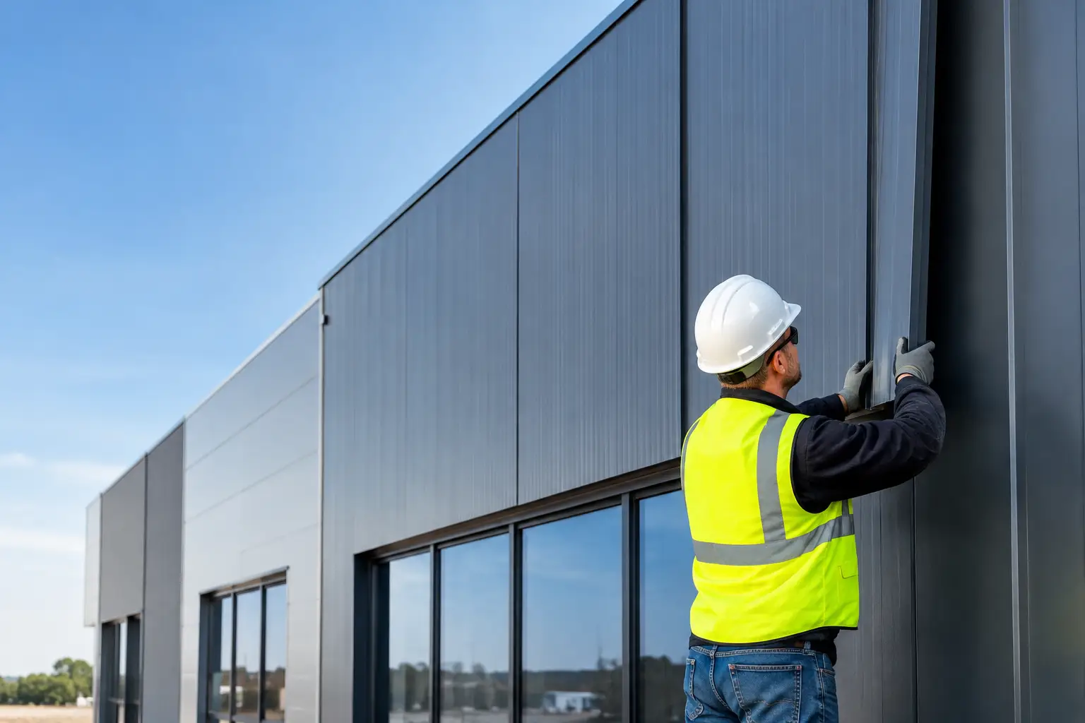 Prefabricated Metal Wall Panels for Commercial Builds