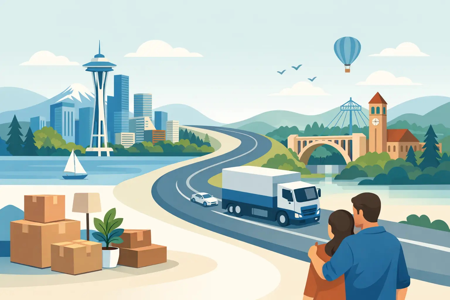 Seattle to Spokane Moving Without Surprises