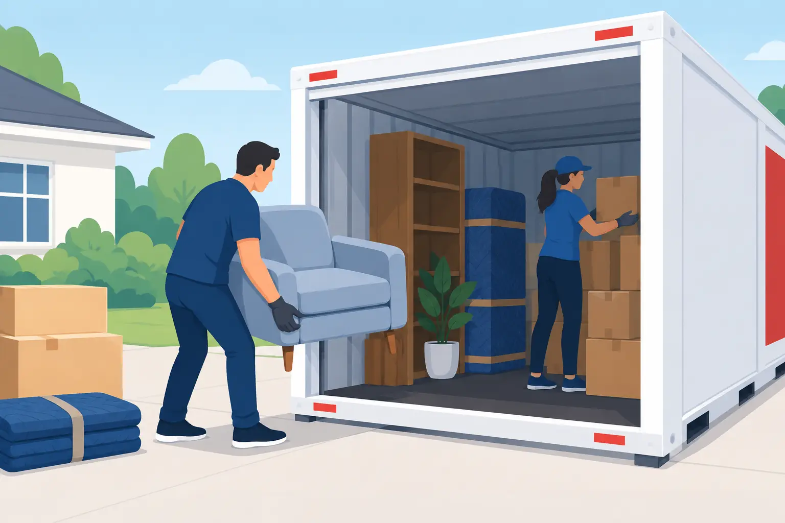 How to Load PODS Containers Without Damaging Your Stuff