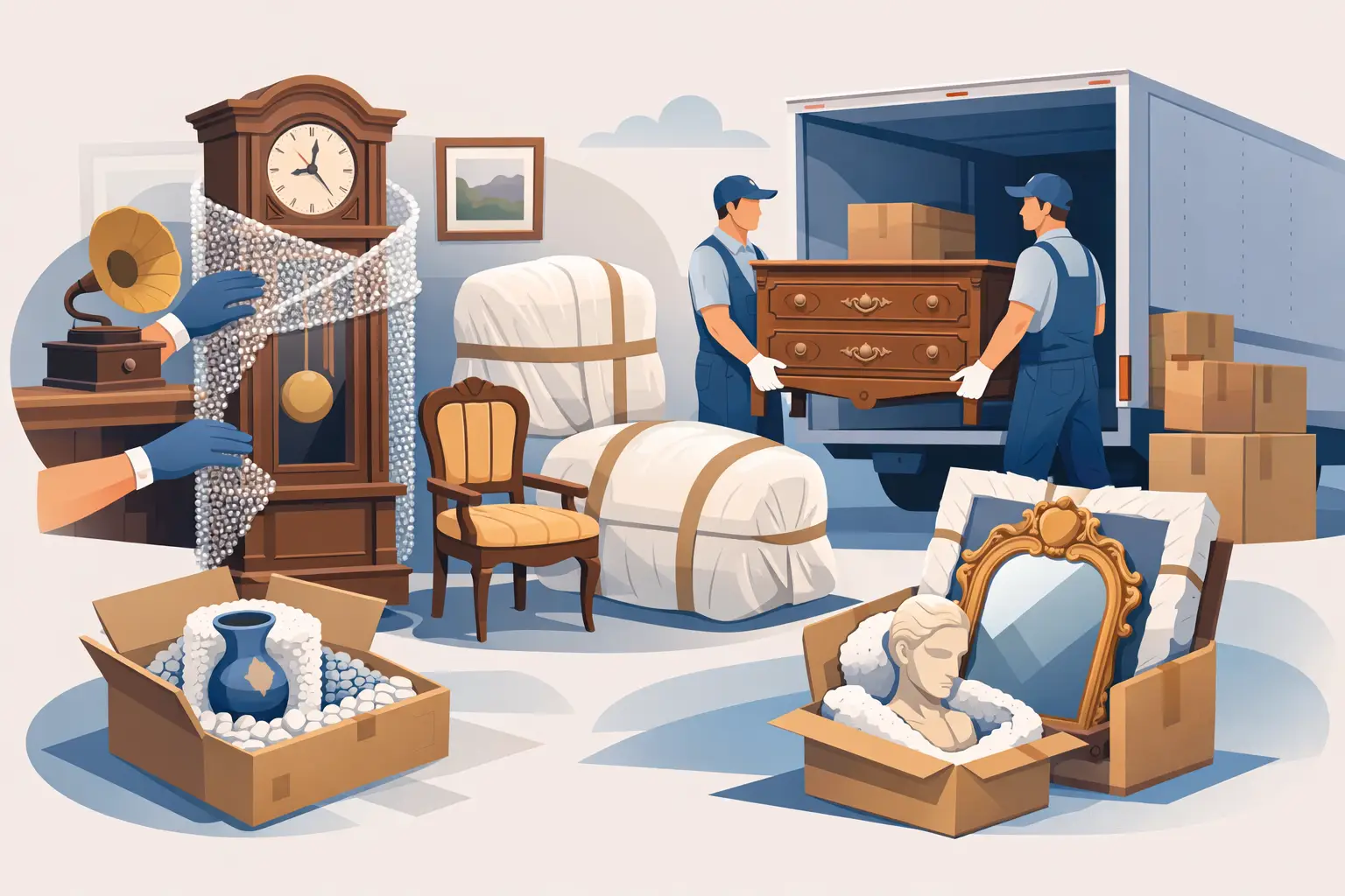 Best Way to Move Antiques Without Damage