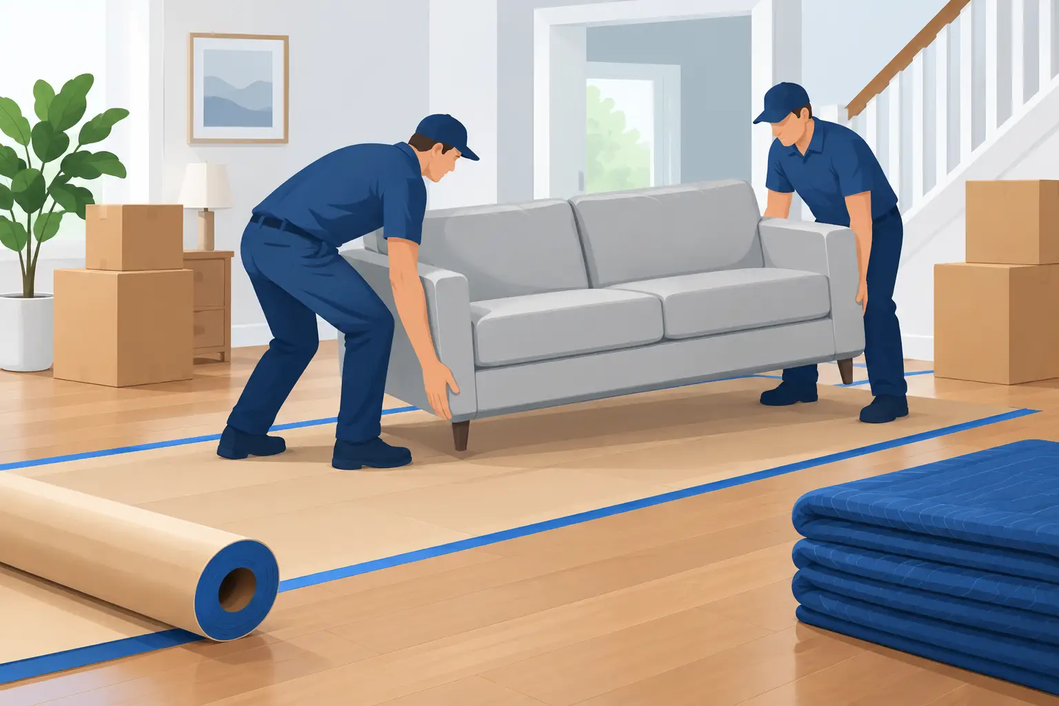 How to Protect Floors During Moving Without Damage
