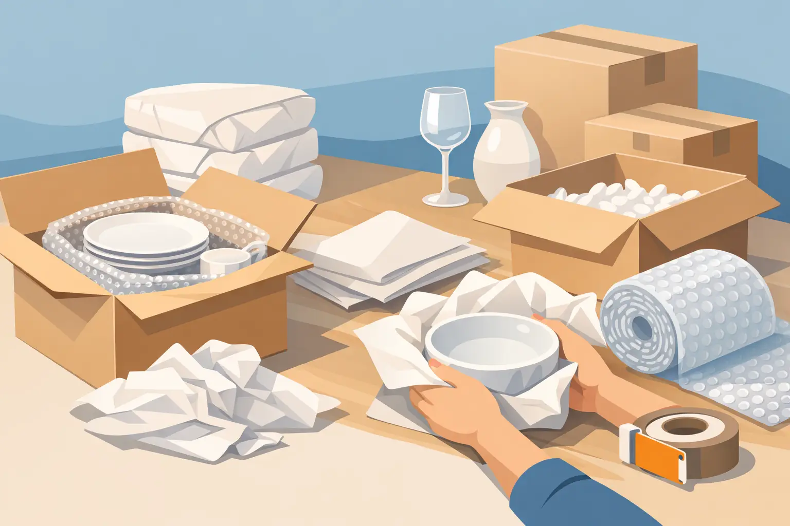 How to Pack Fragile Dishes for a Safe Move