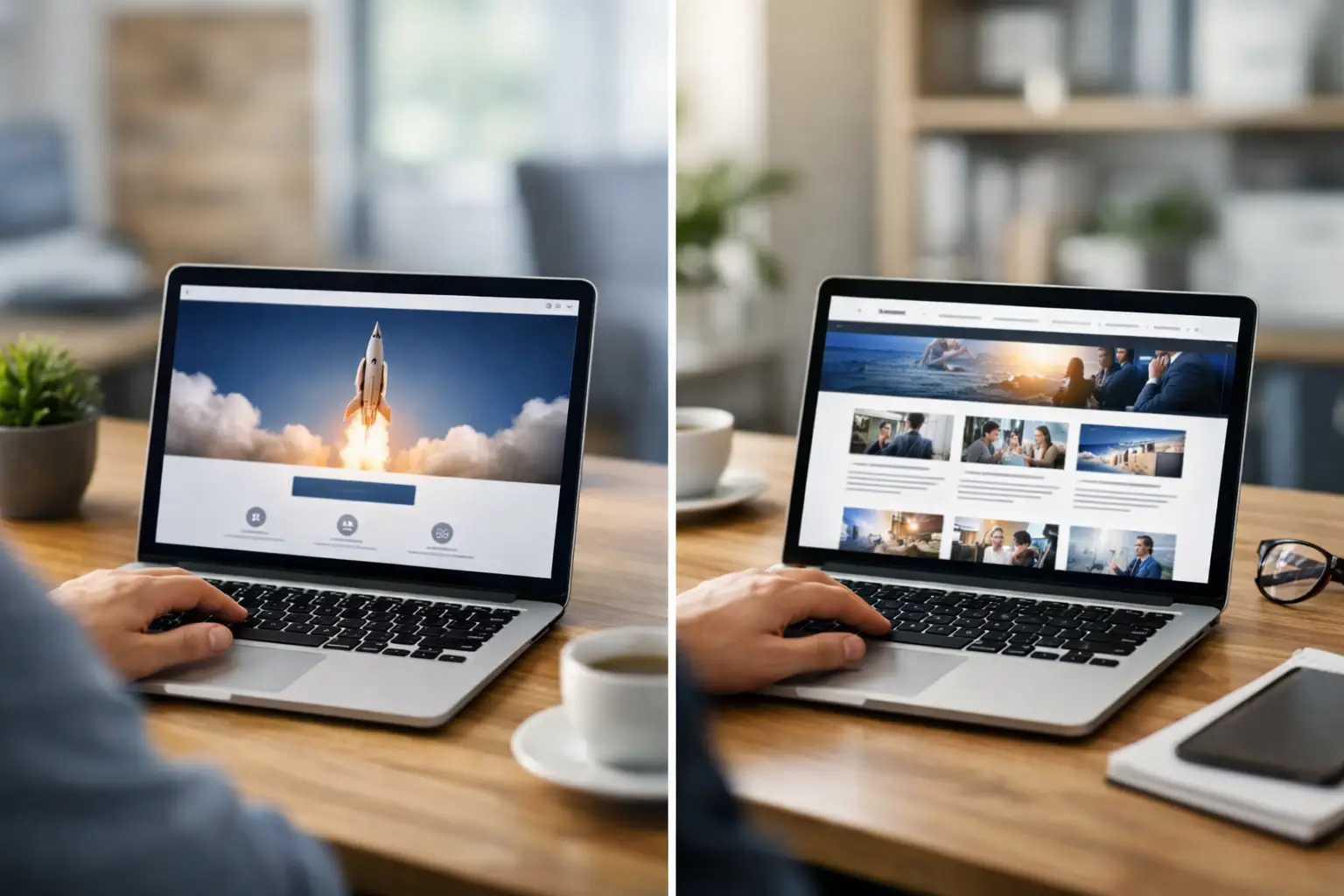 Landing Page vs Full Site for a Faster Launch