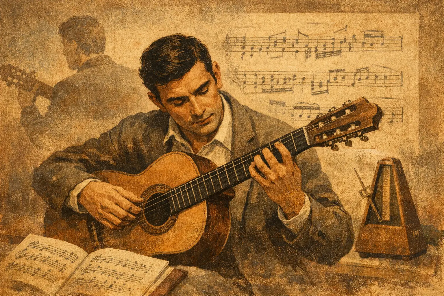Caso studio blocco ritmico nella chitarra classica