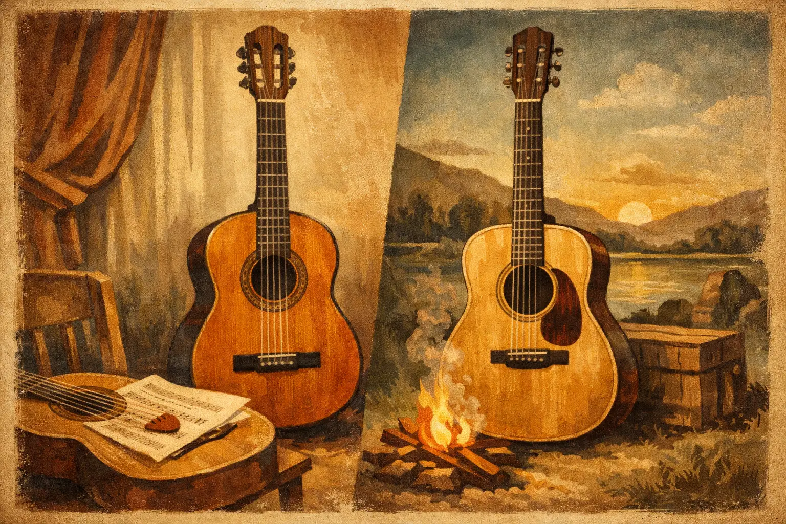 Chitarra classica o acustica: quale scegliere?