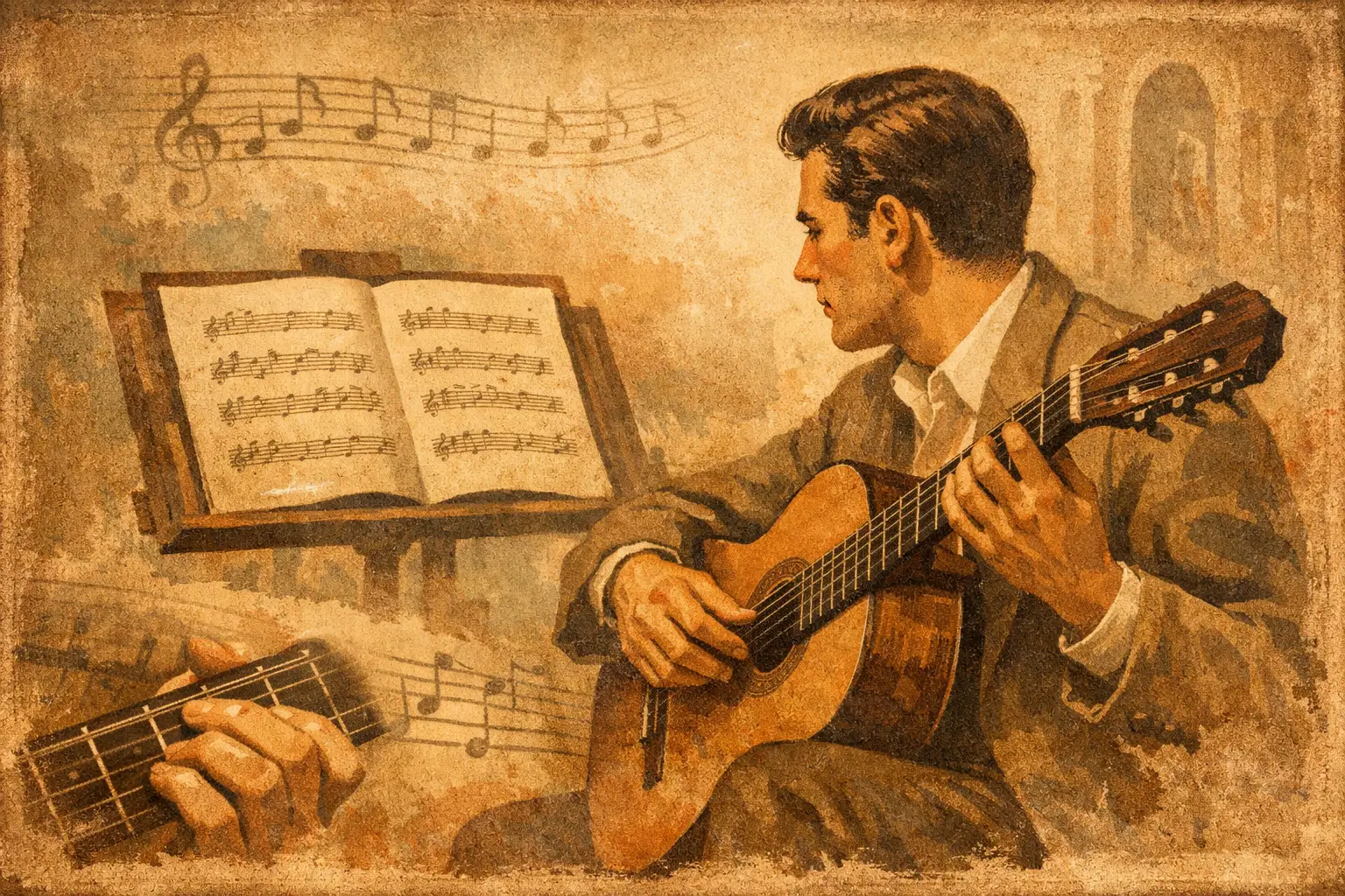 Guida lettura prima vista per chitarra classica