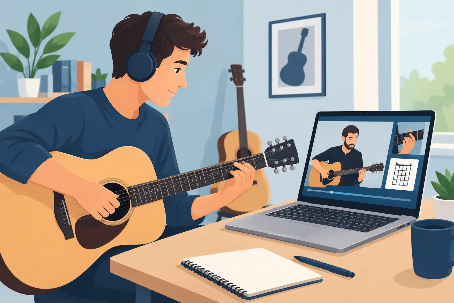 Apprendimento musicale online per chitarristi