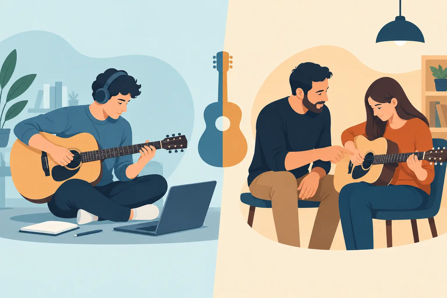 Autodidatta o insegnante? Scegli per la chitarra