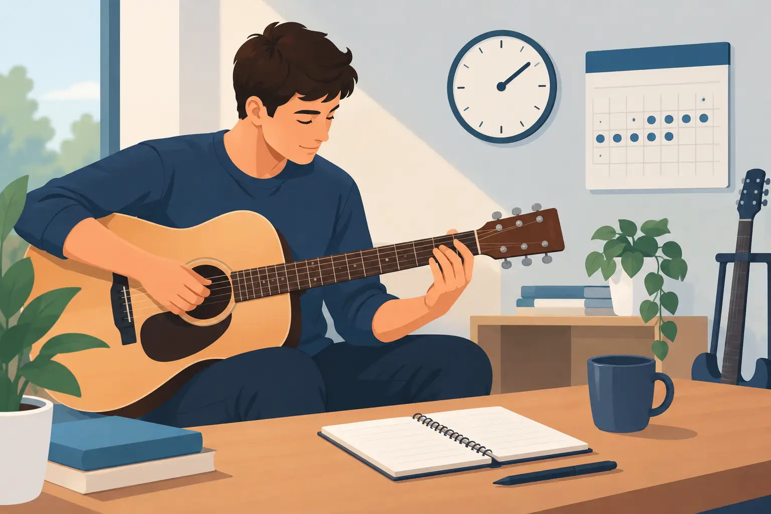 Quanto studiare chitarra ogni giorno davvero?