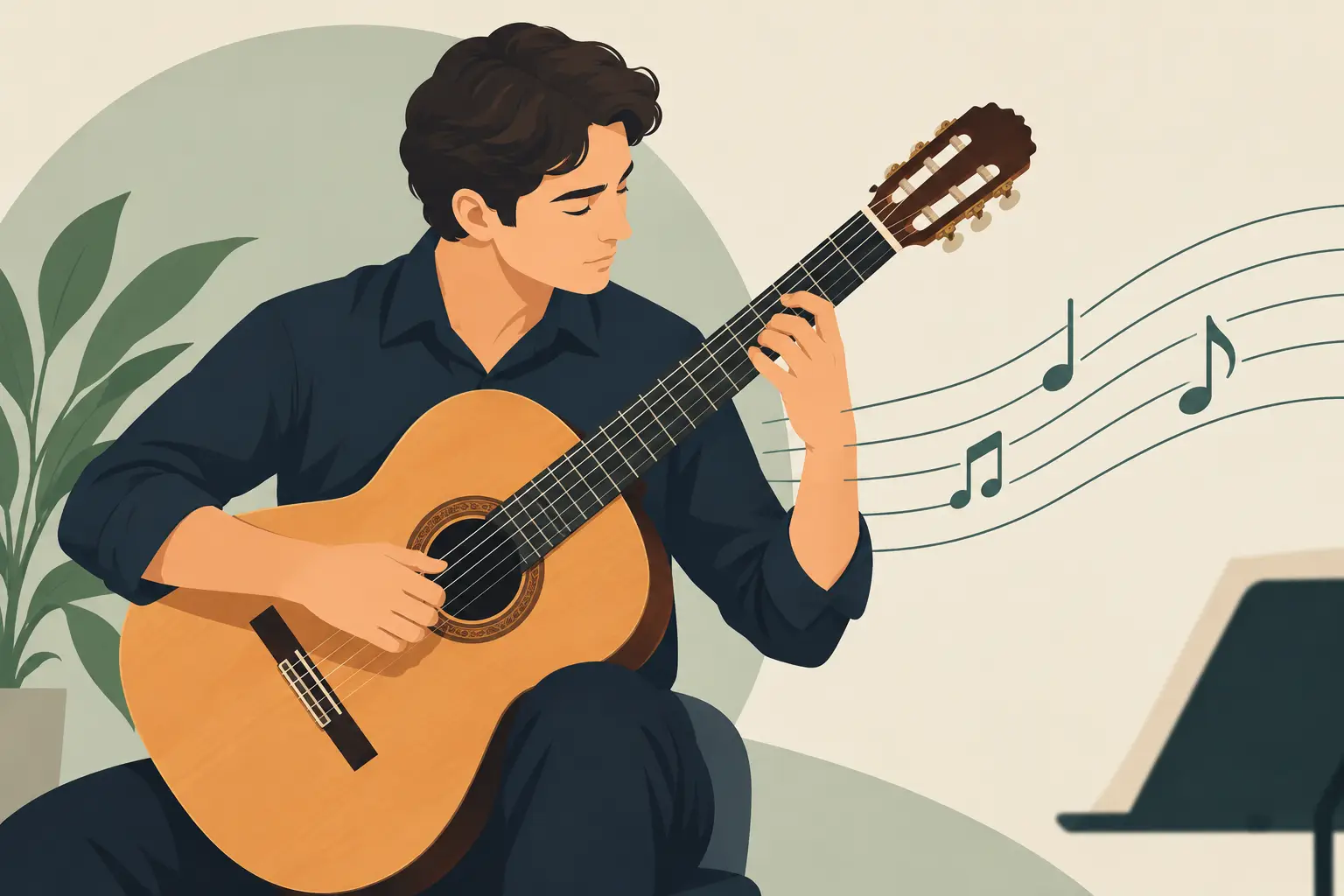 Guida al fraseggio musicale per chitarra classica