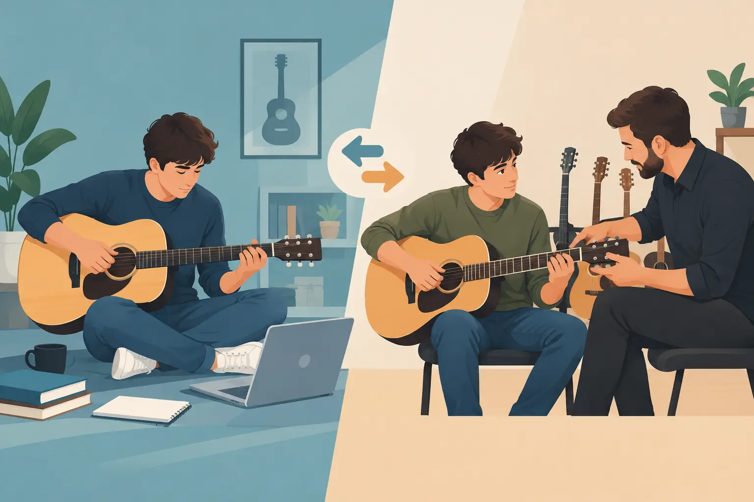 Autodidatta oppure insegnante di chitarra?