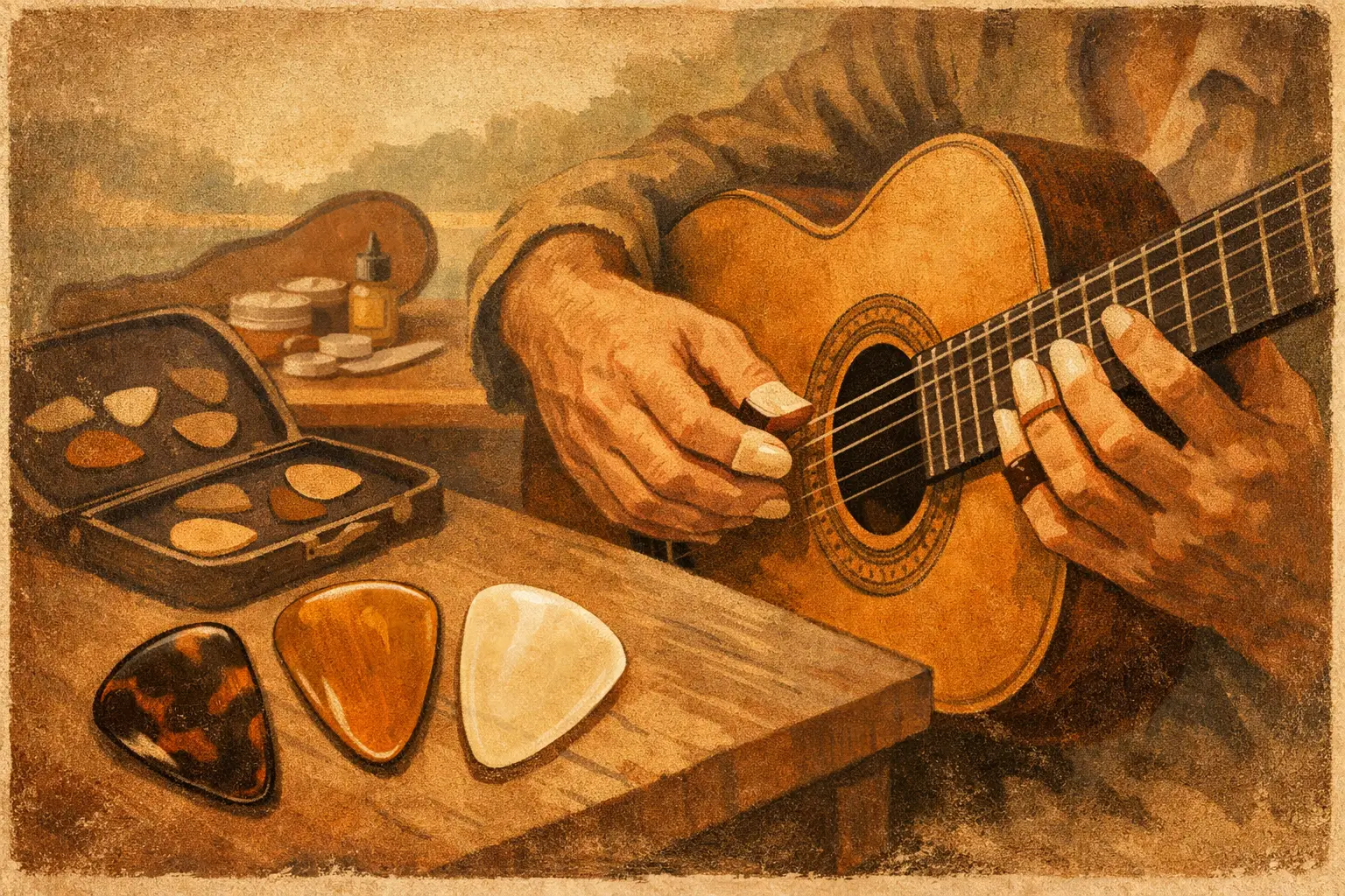 Come scegliere le unghie per chitarra classica