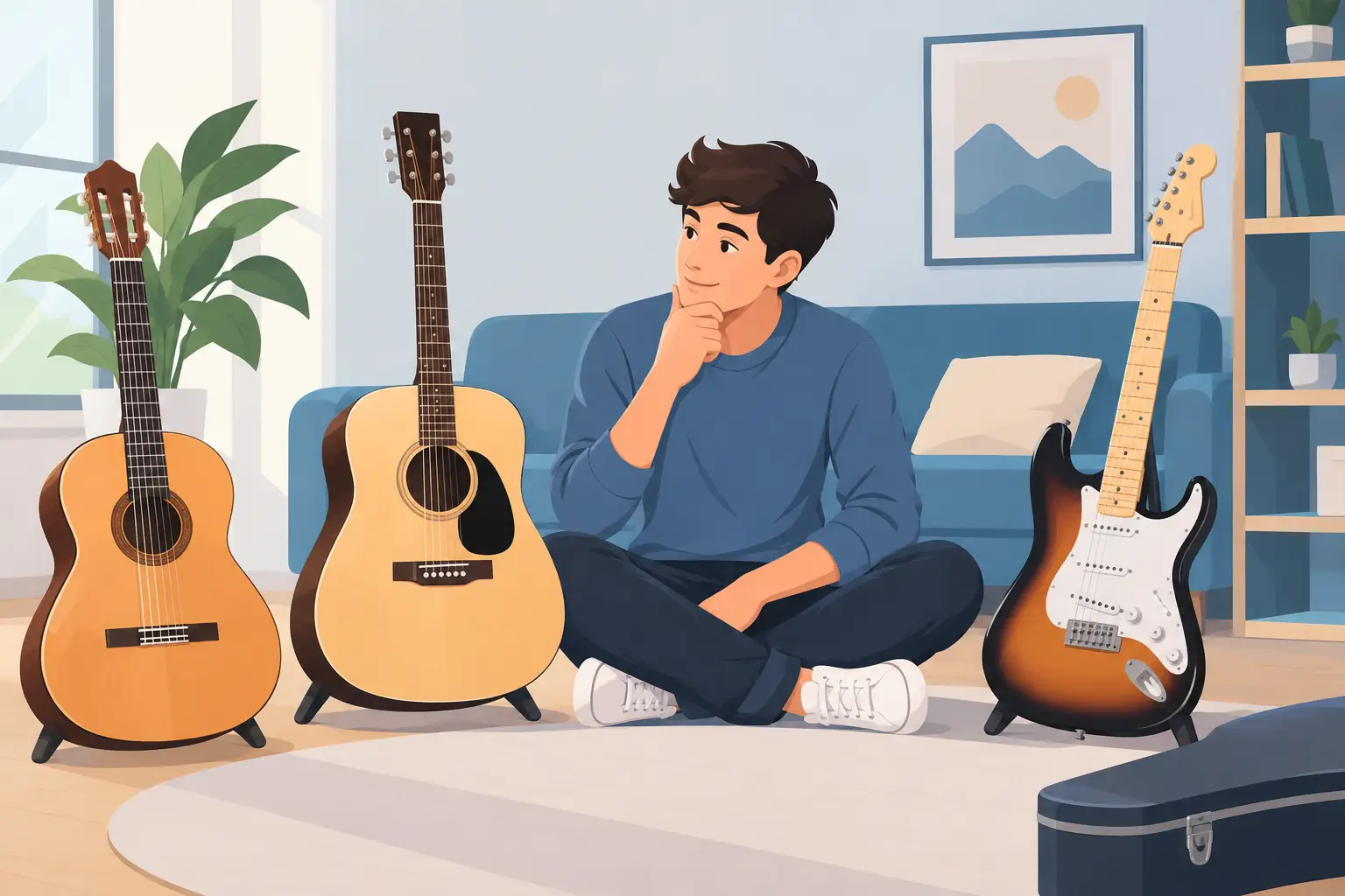 Quale chitarra per iniziare senza sbagliare