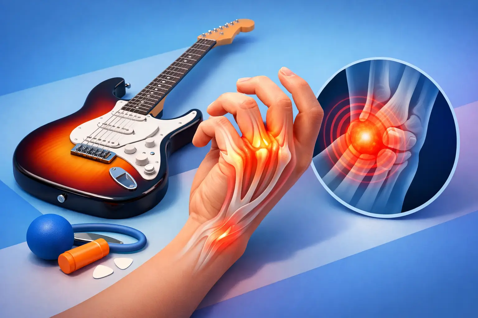 Come prevenire la tendinite del chitarrista
