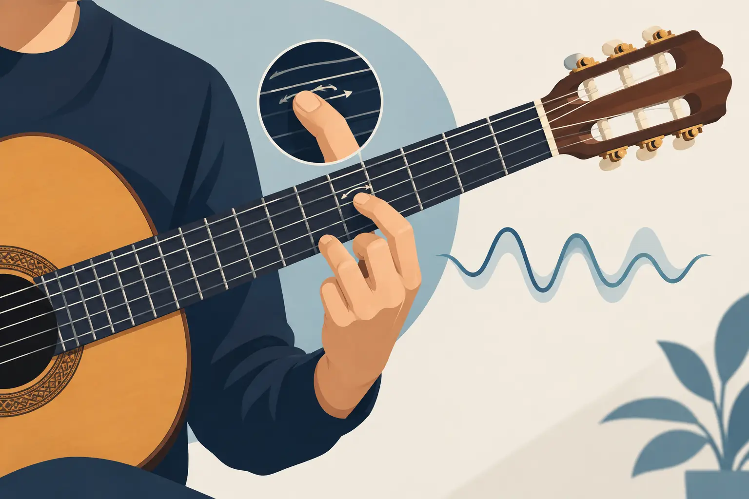 Vibrato nella chitarra classica: controllo e suono