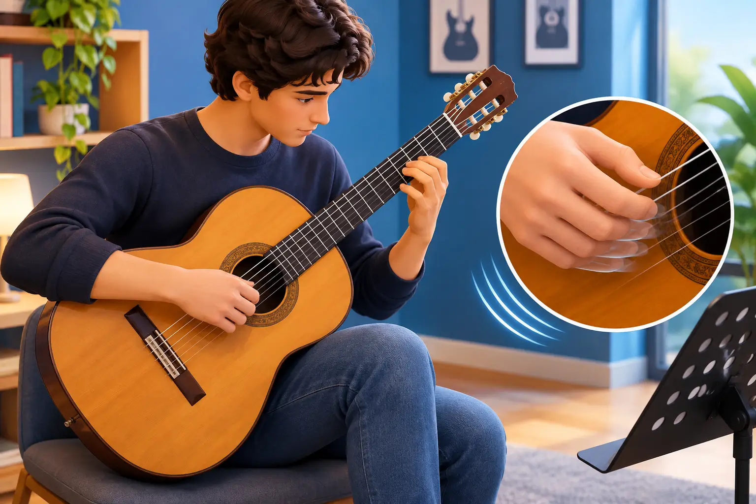 Come studiare tremolo classico con controllo