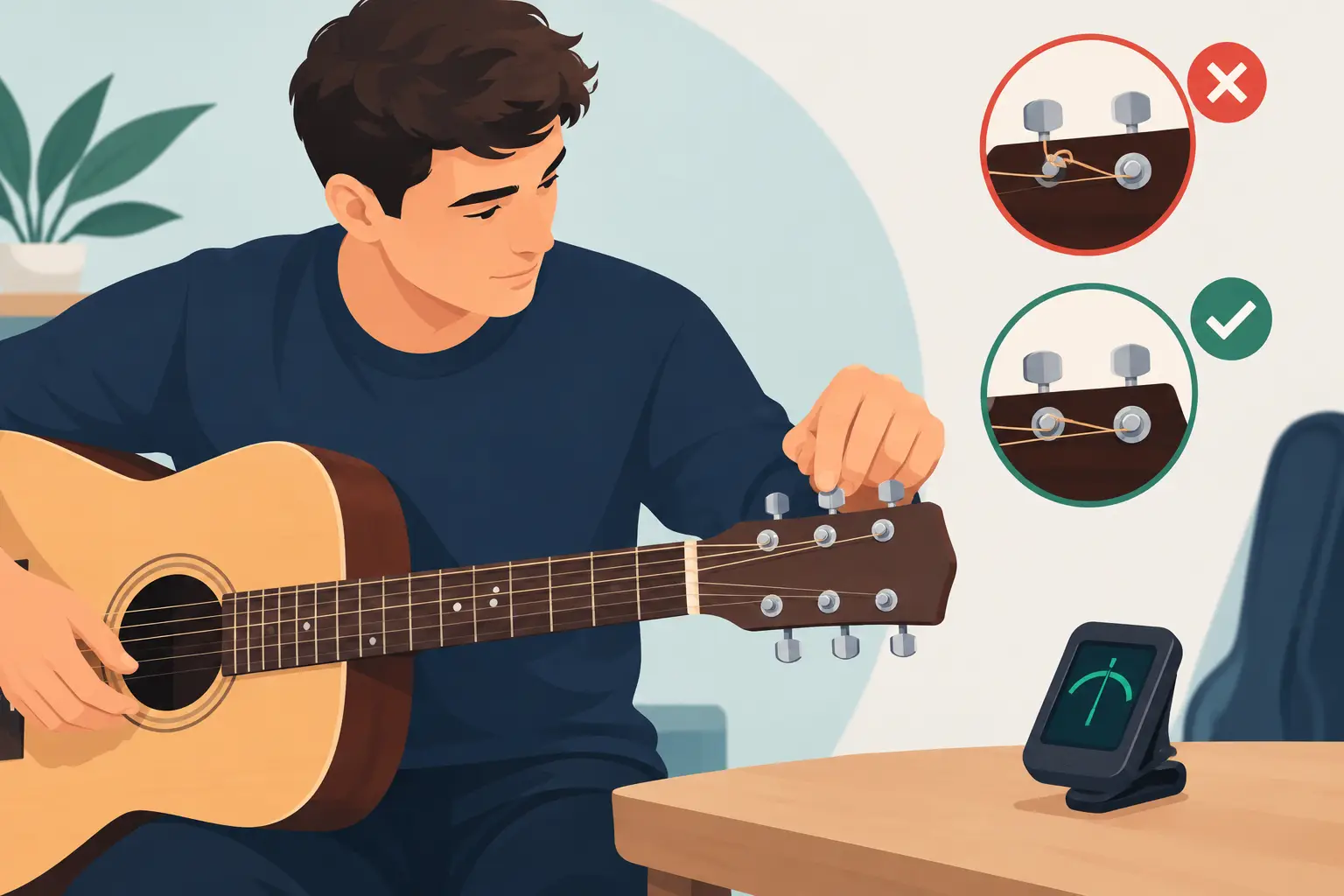 Errori comuni nell'accordatura della chitarra
