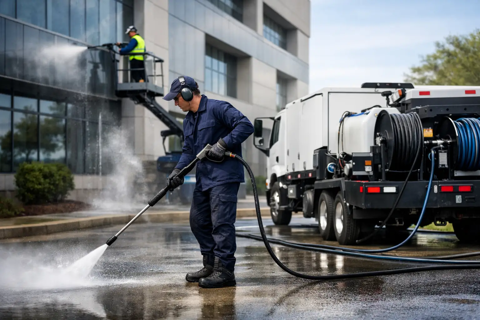 Commercial Pressure Washing Services That Scale