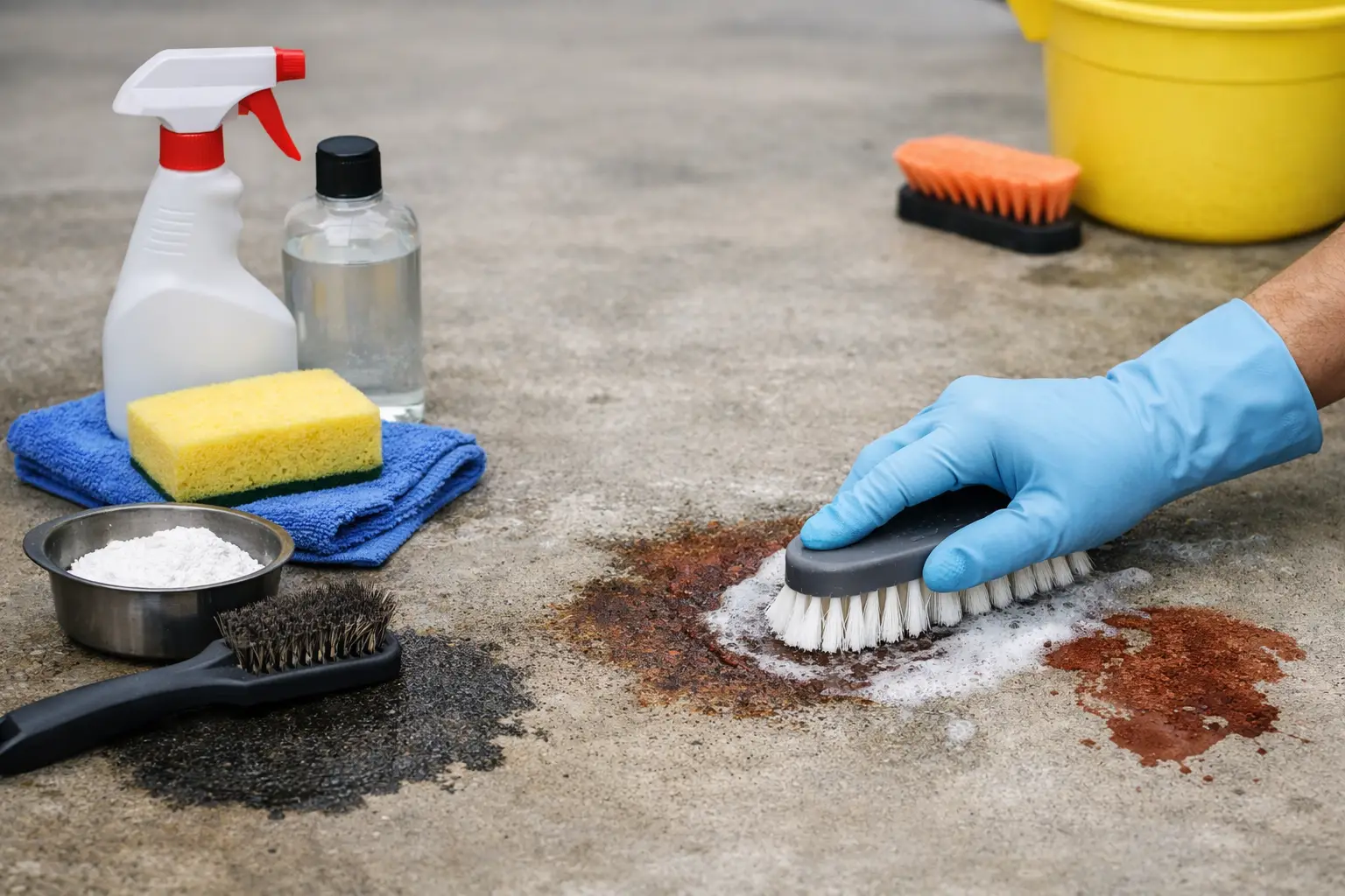 Best Concrete Stain Removal Methods