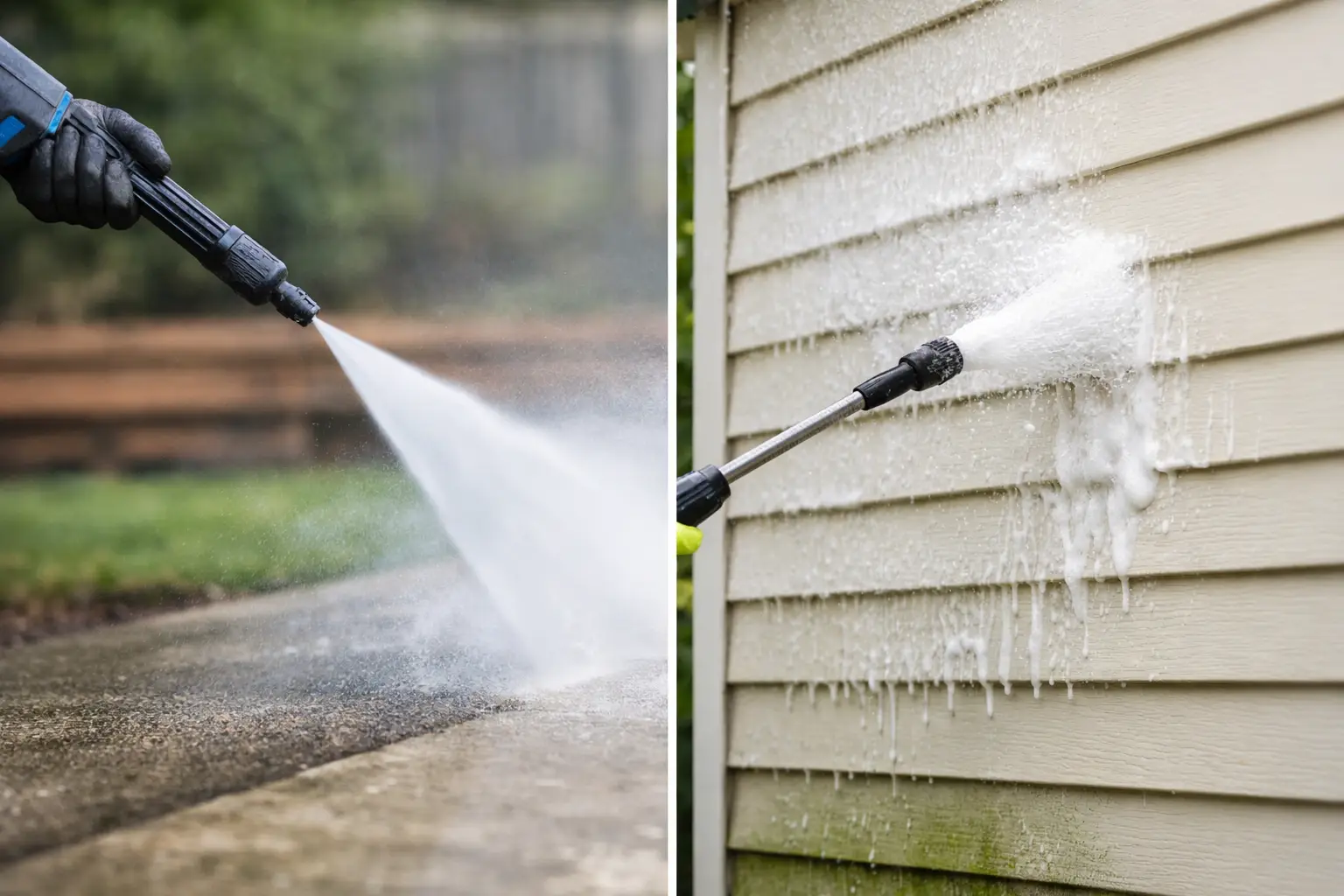 Pressure Washing vs Soft Washing