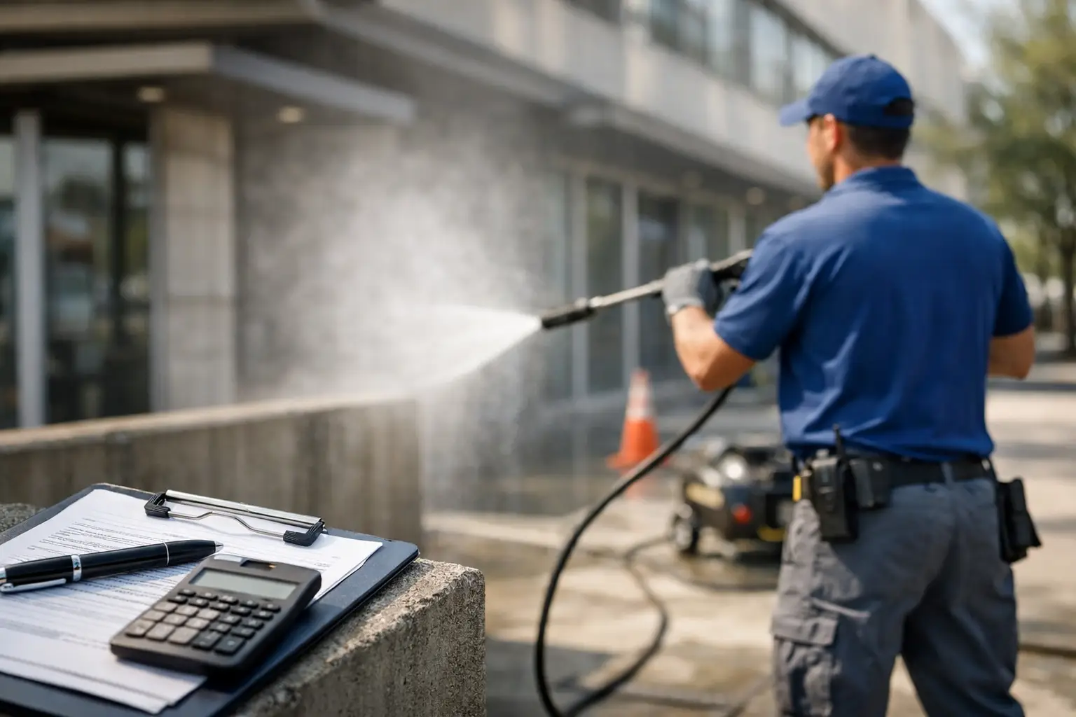 How to Price Commercial Pressure Washing