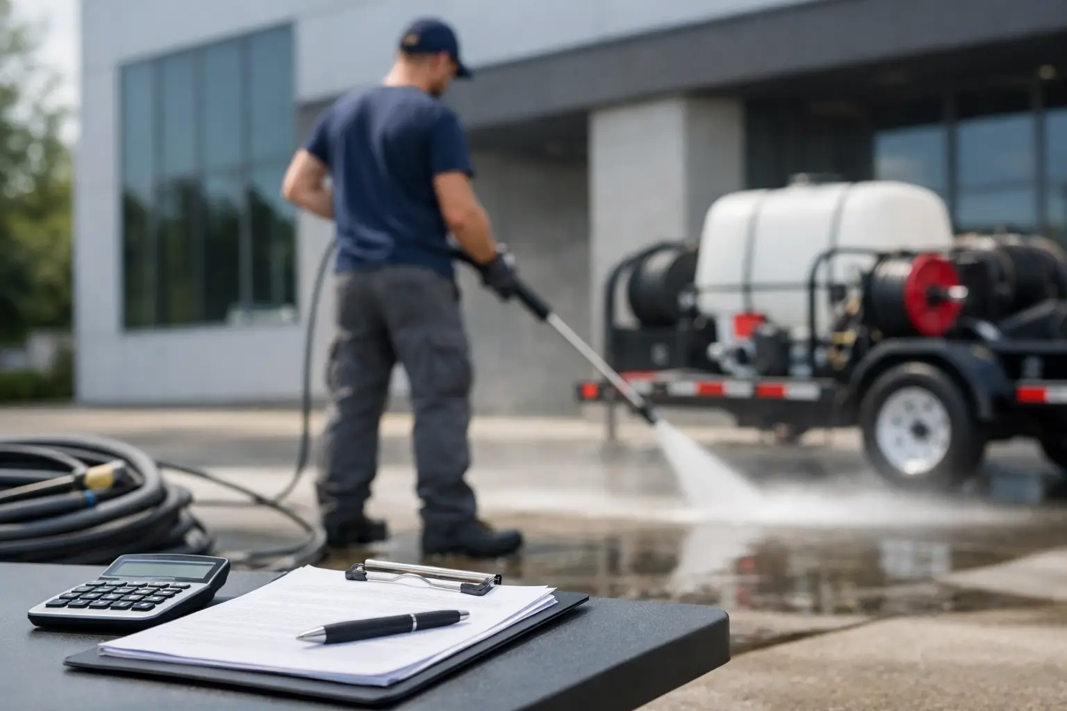 How to Bid Commercial Pressure Washing Jobs