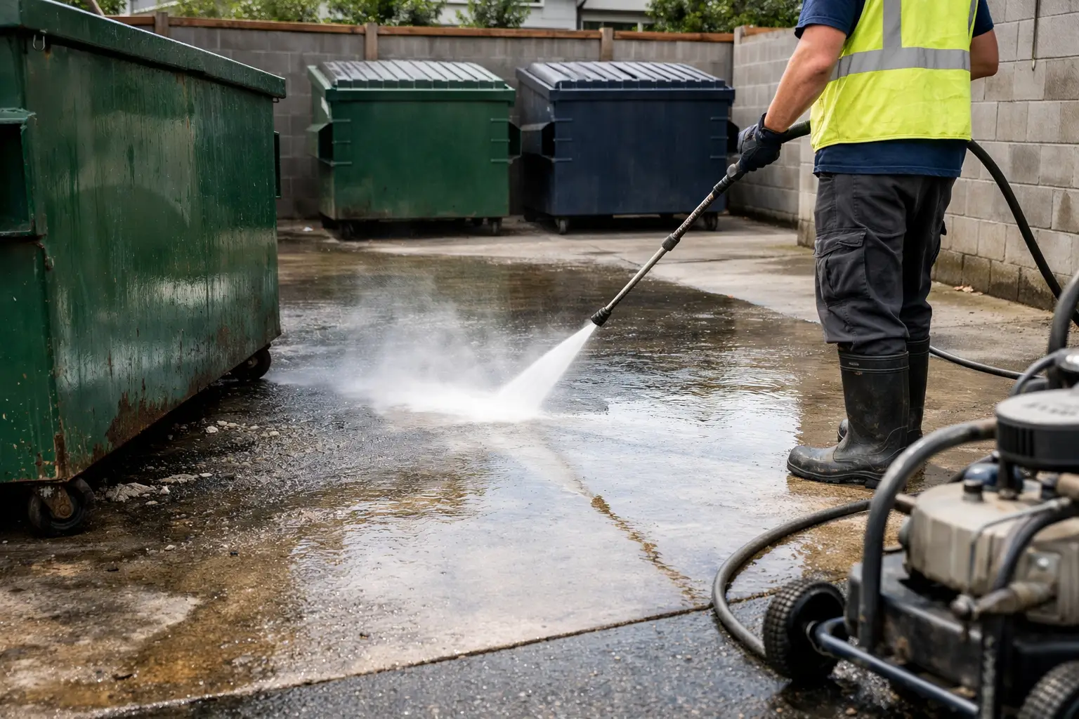 How Often Should Dumpster Pads Be Cleaned?