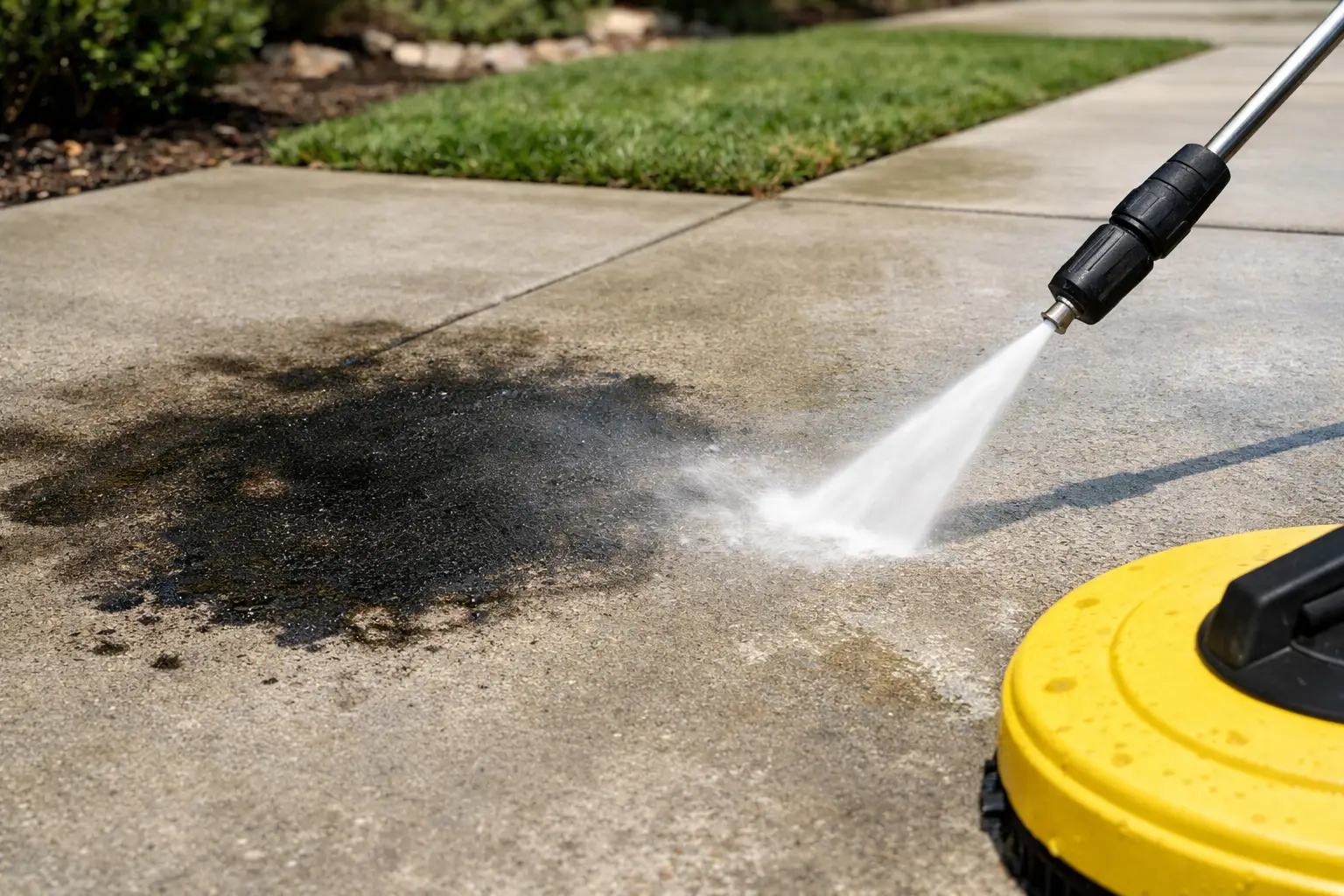 Can Pressure Washing Remove Oil Stains?