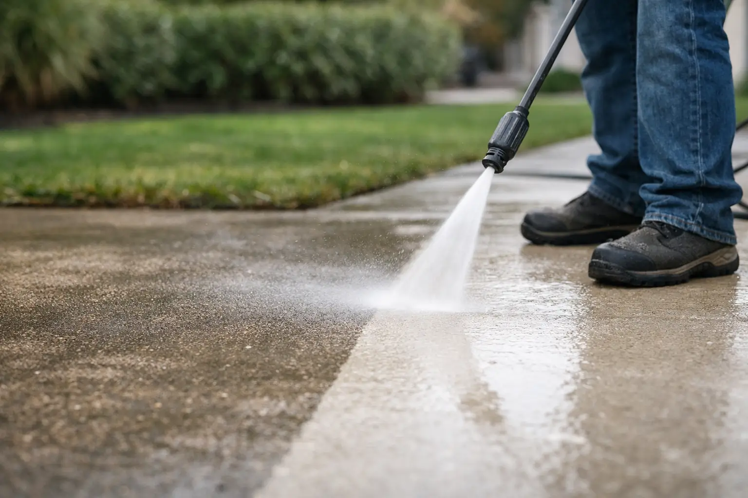When Should Concrete Be Pressure Washed?