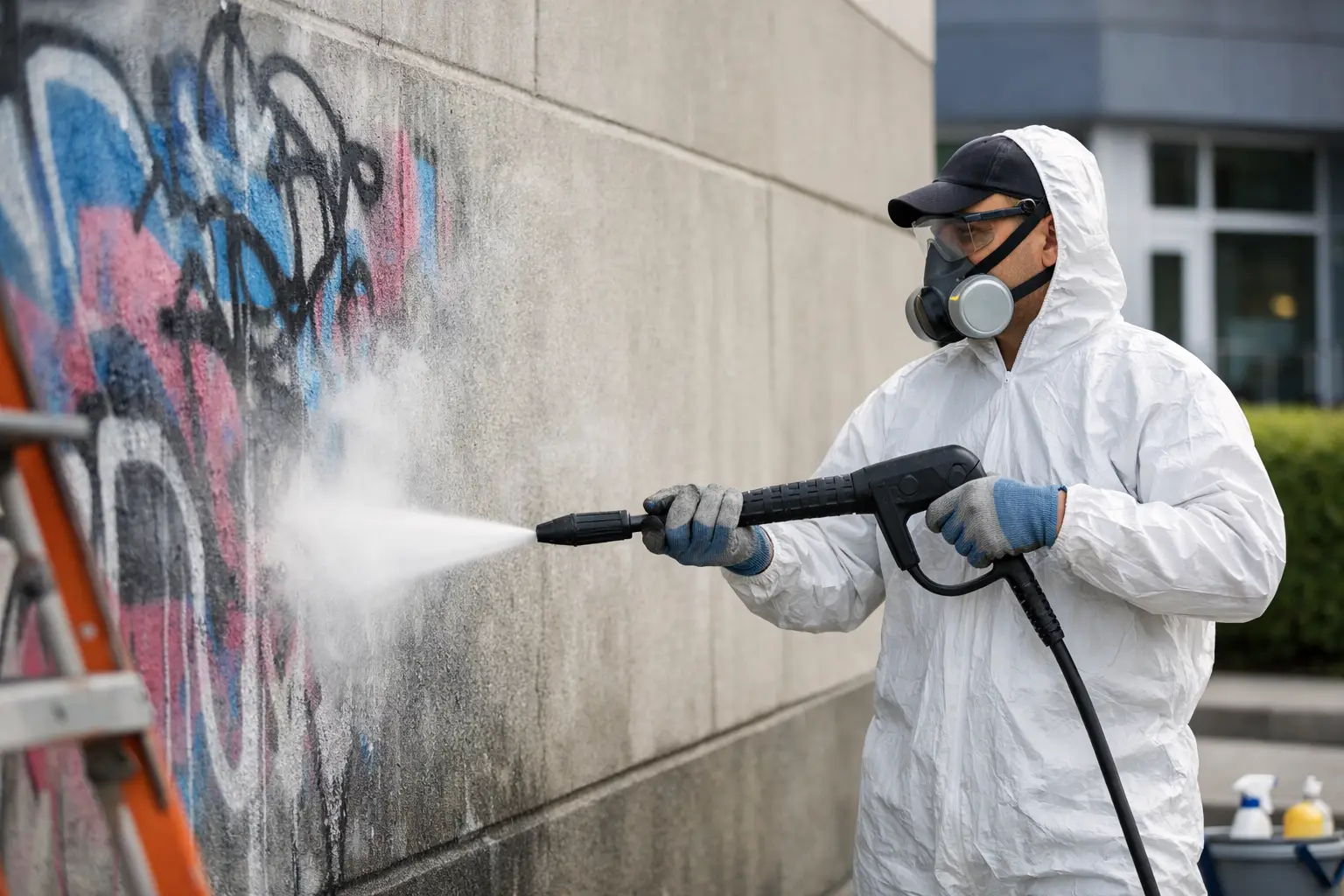 Graffiti Removal Services for Commercial Sites