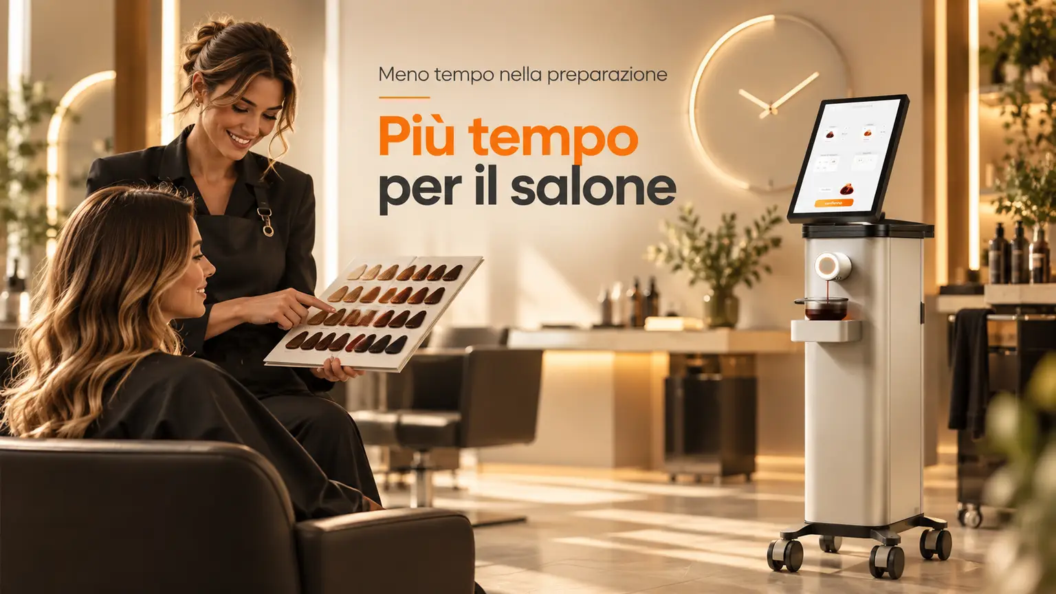 Ridurre i tempi di preparazione della tinta capelli