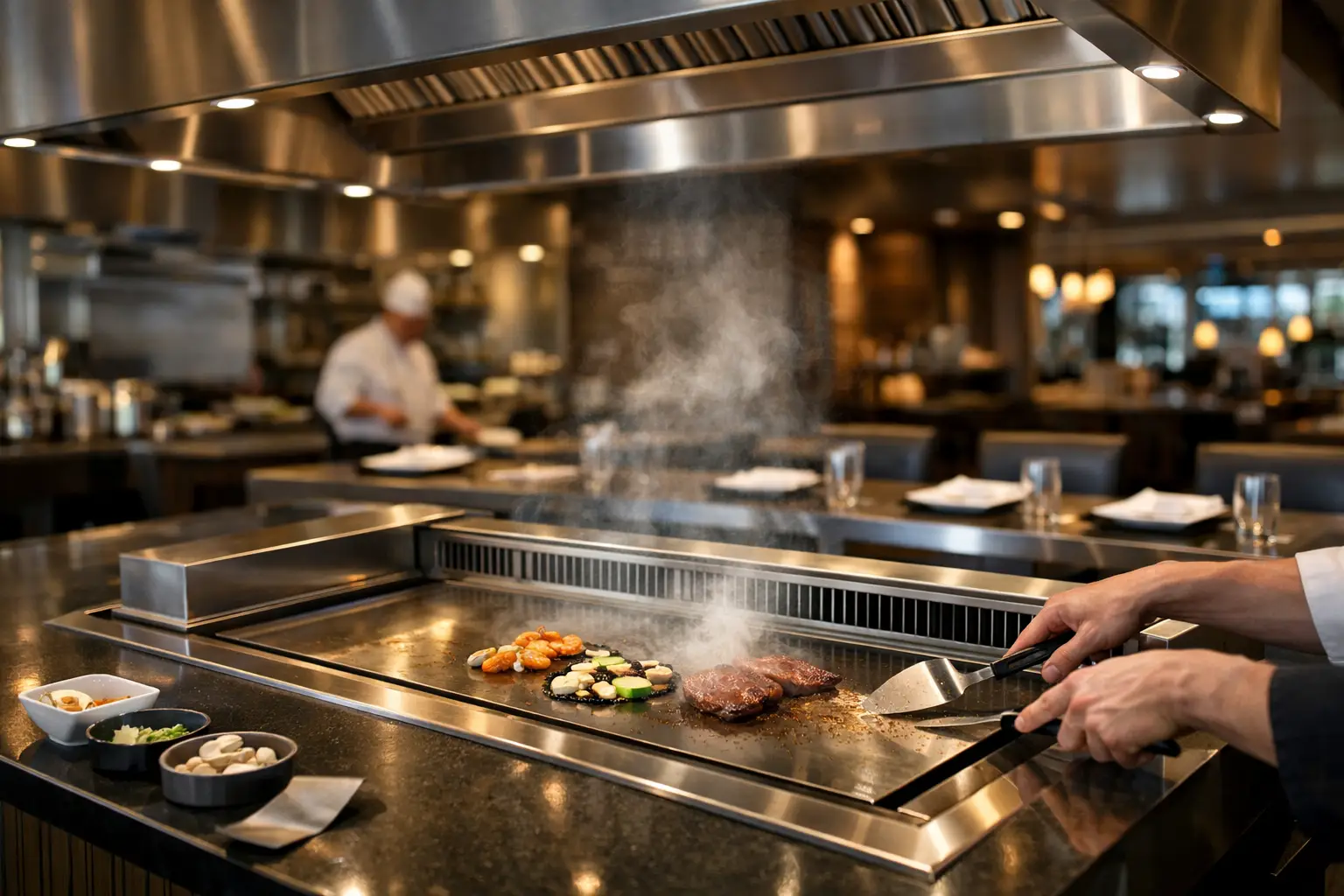Smokeless Teppanyaki Grill Planning for Restaurants