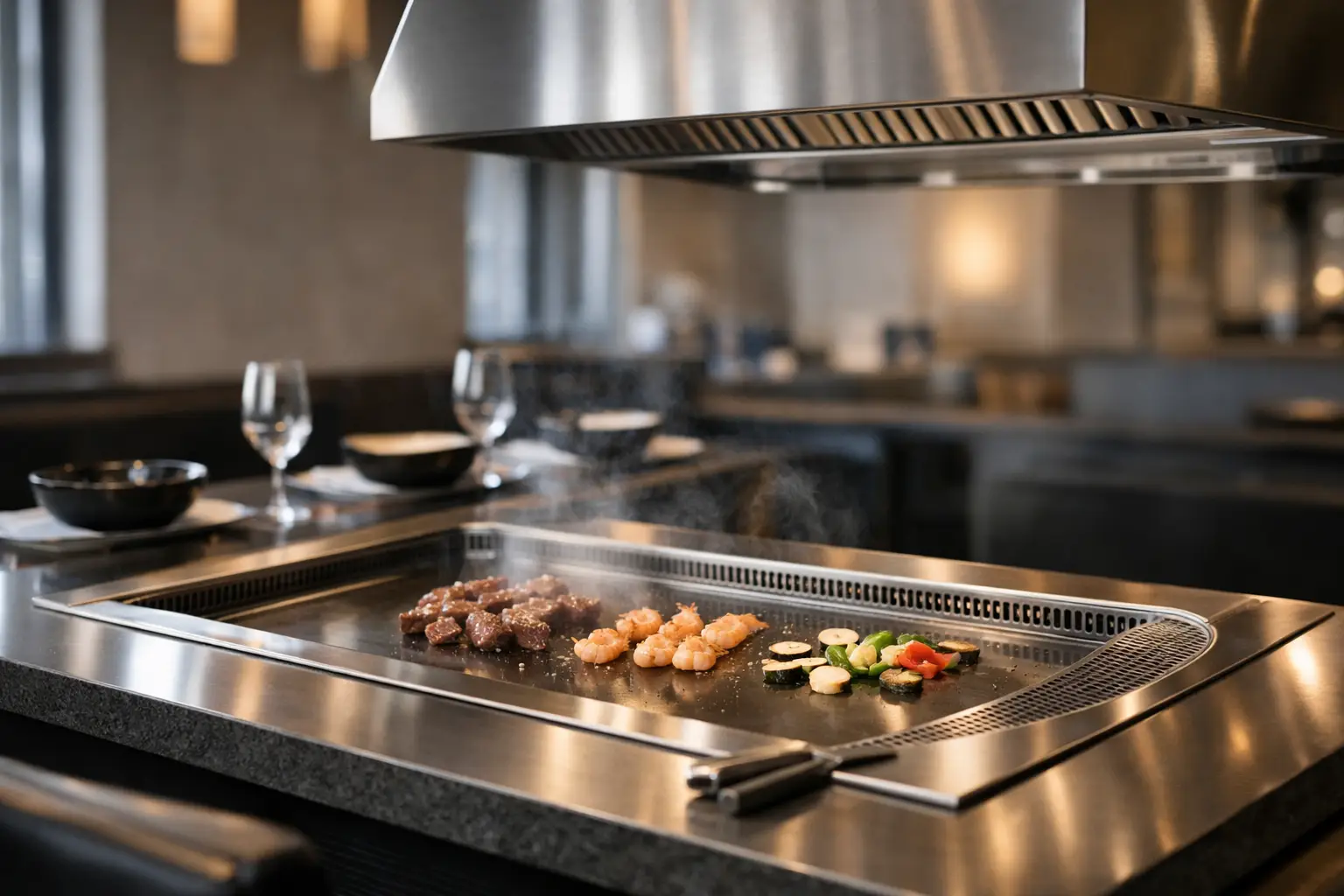 Commercial Smokeless Hibachi Grill Table Guide
