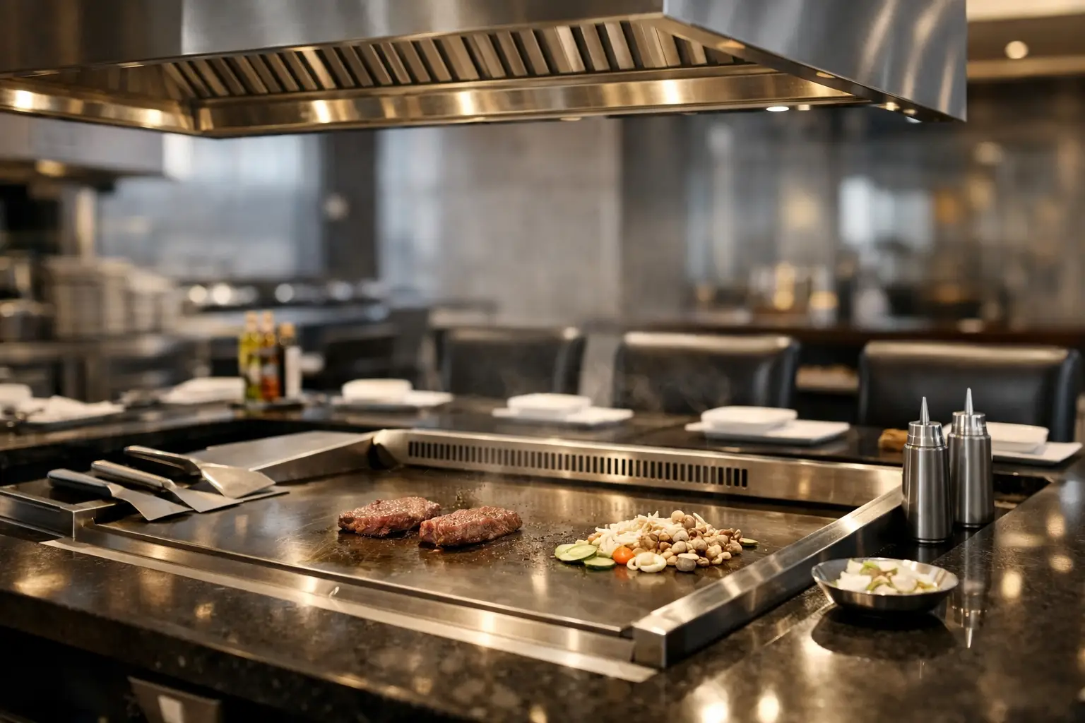Teppanyaki Table Specification for Commercial Projects