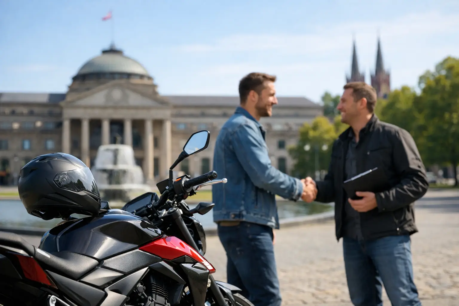 Motorrad verkaufen in Wiesbaden: So klappt es vor Ort