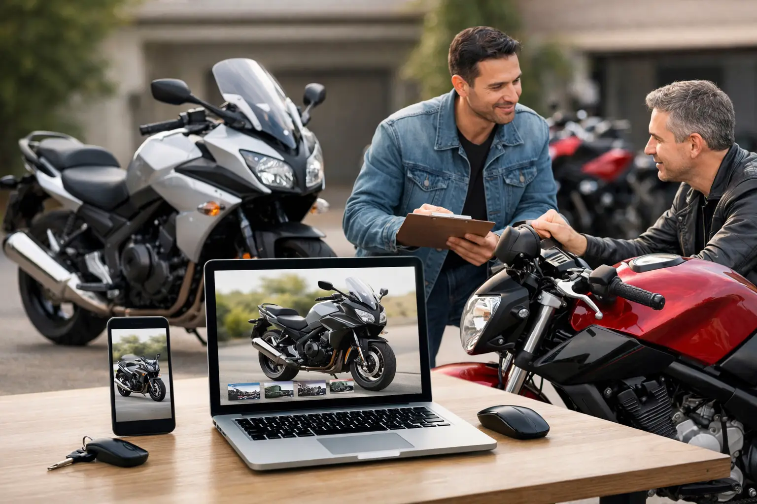 Motorrad online verkaufen oder Privatmarkt?