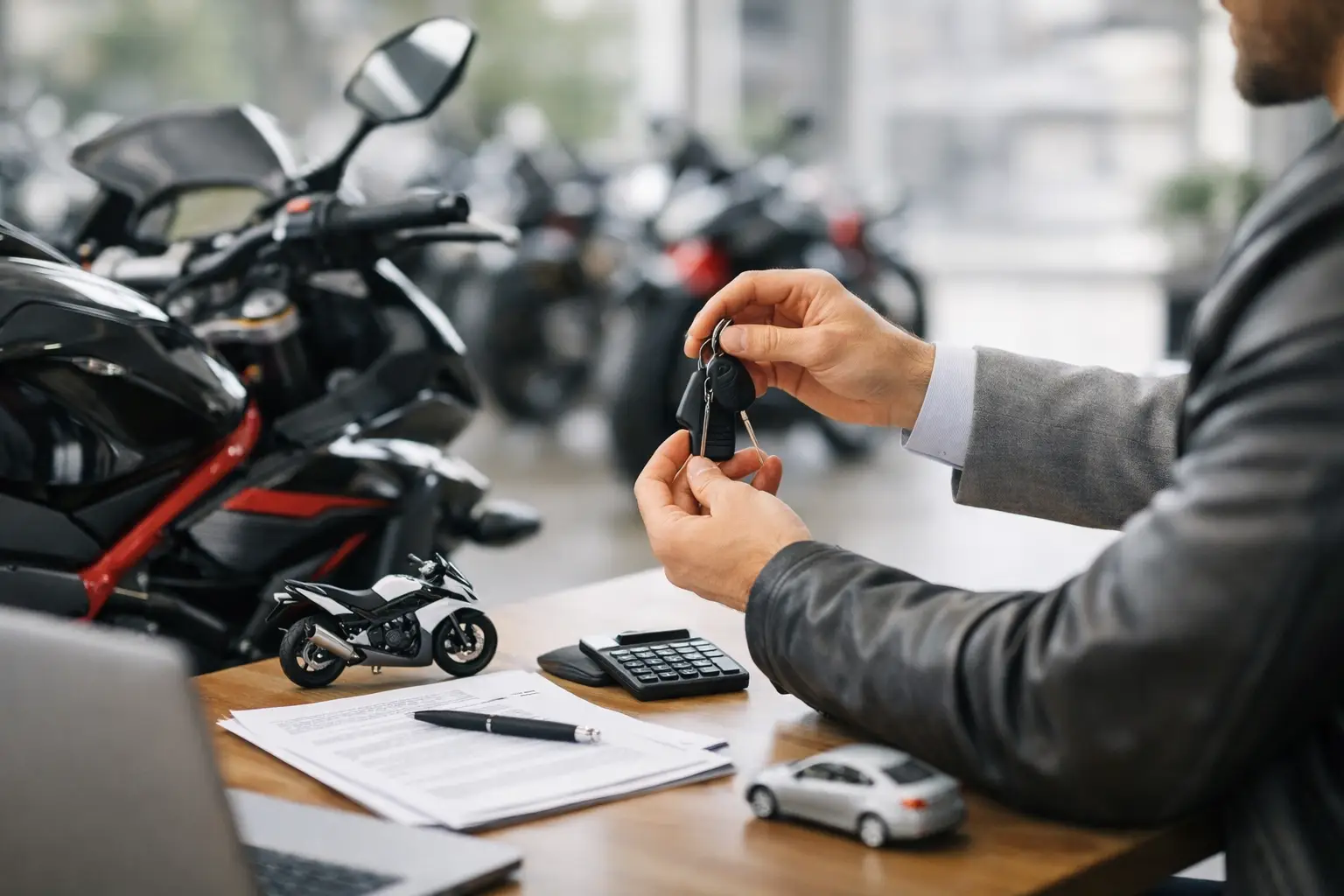 Ist Motorradverkauf bei Finanzierung möglich?